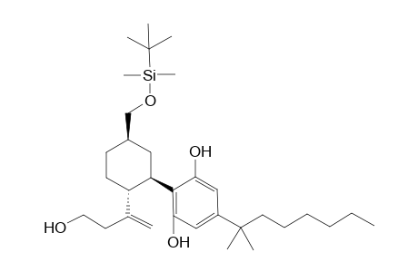 2-[(1R,2R,5R)-5-[[tert-butyl(dimethyl)silyl]oxymethyl]-2-(3-hydroxy-1-methylene-propyl)cyclohexyl]-5-(1,1-dimethylheptyl)benzene-1,3-diol