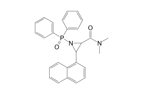 N-Diphenylphosphinoyl-2-(N,N-dimethylaminocarbonyl)-3-(1-naphthyl)aziridine