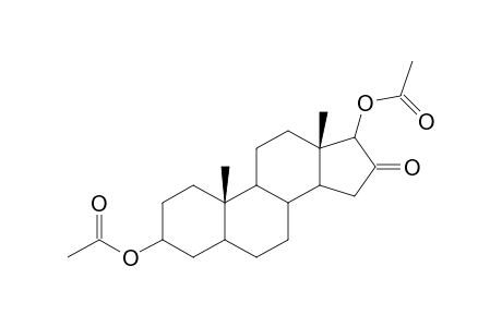 17-(Acetyloxy)-16-oxoandrostan-3-yl acetate