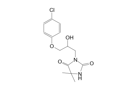 2,4-imidazolidinedione, 3-[3-(4-chlorophenoxy)-2-hydroxypropyl]-5,5-dimethyl-