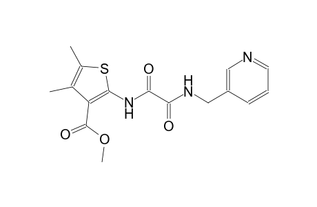 3-thiophenecarboxylic acid, 2-[[1,2-dioxo-2-[(3-pyridinylmethyl)amino]ethyl]amino]-4,5-dimethyl-, methyl ester
