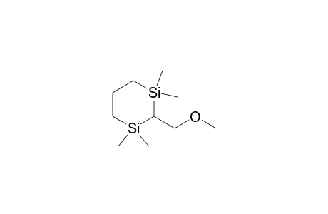 1,3-Disilacyclohexane, 2-(methoxymethyl)-1,1,3,3-tetramethyl-
