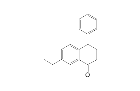 4-Phenyl-7-ethyl-1,2,3,4-tetrahydronaphtha-1-one