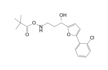 (S)-3-[5-(2-Chlorophenyl)furan-2-yl]-3-hydroxy-1-(N-tert-butylcarbonyl)aminopropane