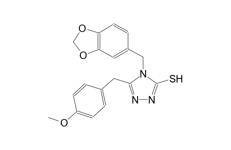 4H-1,2,4-triazole-3-thiol, 4-(1,3-benzodioxol-5-ylmethyl)-5-[(4-methoxyphenyl)methyl]-