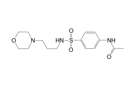 Acetamide, N-[4-(3-morpholin-4-ylpropylsulfamoyl)phenyl]-