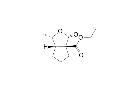 (1S,3aR,6aS)-1-methyl-3-oxo-4,5,6,6a-tetrahydro-1H-cyclopenta[c]furan-3a-carboxylic acid ethyl ester