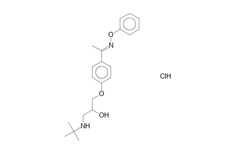 1-(2-Hydroxy-3-tert-butylaminopropoxy)-4-(1-phenoxyiminoethyl)benzene