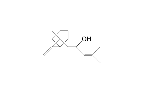 4-Methyl-1-(2-methyl-3-methylenbicyclo-U2.2.1E-hept-2-yl)-3-penten-2-ol