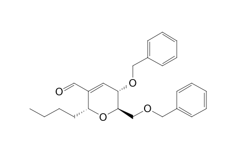 (2R,3S,6R)-3-benzoxy-2-(benzoxymethyl)-6-butyl-3,6-dihydro-2H-pyran-5-carbaldehyde