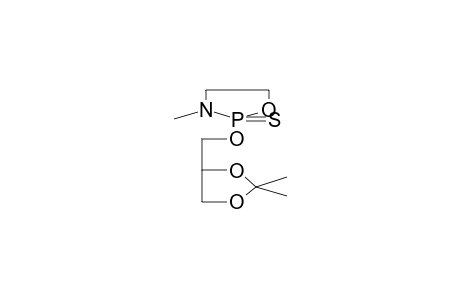 2-THIOXO-2-(1,2-O-ISOPROPYLIDENGLYCERO)-3-N-METHYL-1,3,2-OXAZAPHOSPHOLANE