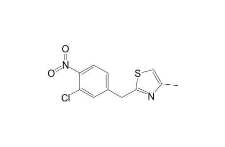 2-(3-Chloro-4-nitrobenzyl)-4-methylthiazole