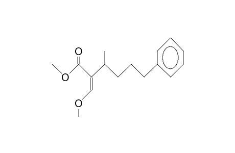 2-Methoxymethylene-3-methyl-6-phenyl-hexanoic acid, methyl ester