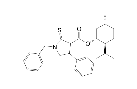 (1R*,3R*,4S*)-Menthyl-1-benzyl-4-phenylpyrrolidin-2-thione-3-carboxylate