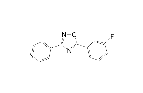 4-[5-(3-fluorophenyl)-1,2,4-oxadiazol-3-yl]pyridine