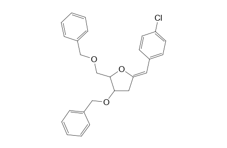 Z-2,5-Anhydro-3-deoxy-4,6-di-O-benzyl-1-(4-chlorophenyl)-D-ribo-hex-1-enitol