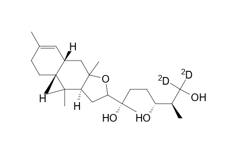 1,3,6-heptane-1,1-d(2)-triol, 6-(2,3,3a,4,4a,5,6,8a,9,9a-decahydro-4,4,7,9a-tetramethylnaphtho[2,3-b]furan-2-yl)-2-methyl-, [2R-[2.alpha.(2S*,3R*,6S*),3a.alpha.,4a.beta.,8a.beta.,8a.beta.]]-