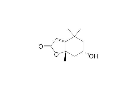 (6S,7aS)-4,4,7a-trimethyl-6-oxidanyl-6,7-dihydro-5H-1-benzofuran-2-one
