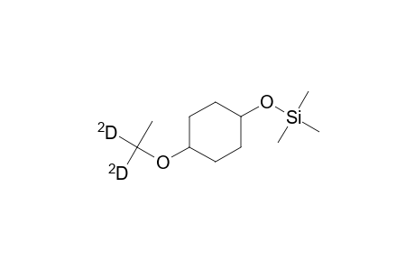 4-Ethoxy-.alpha.-D2-cyclohexanol TMS ether