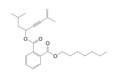 Phthalic acid, 2,7-dimethyloct-7-en-5-yn-4-yl heptyl ester
