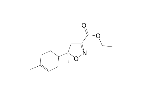 3-Isoxazolecarboxylic acid, 4,5-dihydro-5-methyl-5-(4-methyl-3-cyclohexenyl)-, ethyl ester