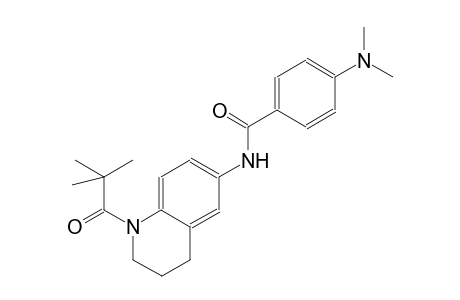 benzamide, 4-(dimethylamino)-N-[1-(2,2-dimethyl-1-oxopropyl)-1,2,3,4-tetrahydro-6-quinolinyl]-