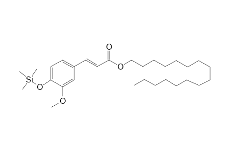 Hexadecyl (E)-ferulate, mono-TMS