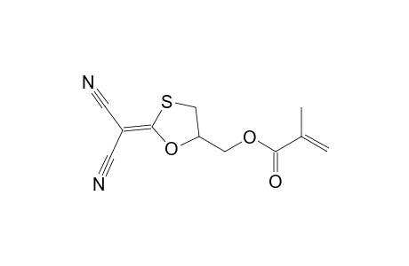 [2-(Dicyanomethylene)-1,3-oxathiolan-5-yl]methyl 2-Methylprop-2-enoate