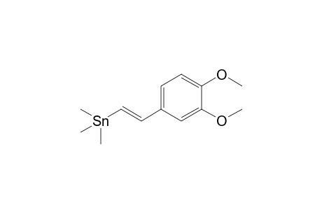 [(E)-2-(3,4-dimethoxyphenyl)vinyl]-trimethyl-stannane