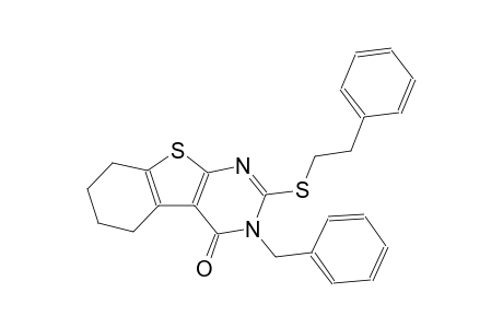 3-benzyl-2-[(2-phenylethyl)sulfanyl]-5,6,7,8-tetrahydro[1]benzothieno[2,3-d]pyrimidin-4(3H)-one