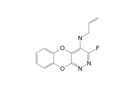 4-ALLYLAMINO-3-FLUORO-9,10-DIOXA-1,2-DIAZA-ANTHRACENE