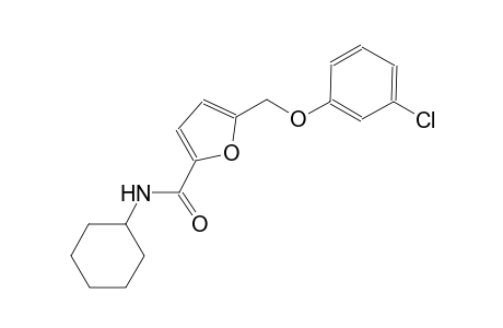 5-[(3-chlorophenoxy)methyl]-N-cyclohexyl-2-furamide