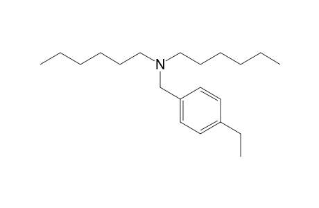 4-Ethylbenzylamine, N,N-dihexyl-