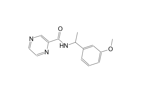 N-[1-(3-methoxyphenyl)ethyl]-2-pyrazinecarboxamide