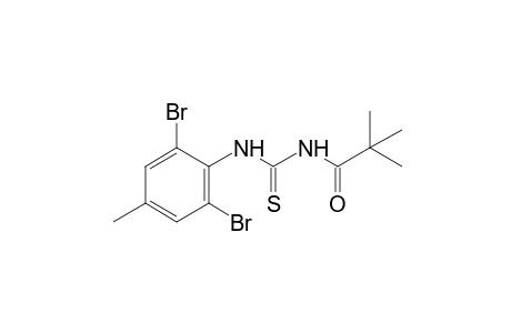 1-(2,6-dibromo-p-tolyl)-3-pivaloyl-2-thiourea