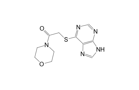 6-{[2-(4-morpholinyl)-2-oxoethyl]sulfanyl}-9H-purine