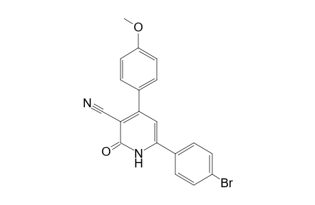 6-(4-Bromophenyl)-4-(4-methoxyphenyl)-2-oxo-1,2-dihydropyridine-3-carbonitrile