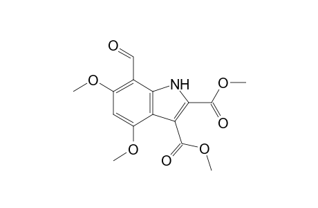 Dimethyl 7-formyl-4,6-dimethoxy-1H-indole-2,3-dicarboxylate