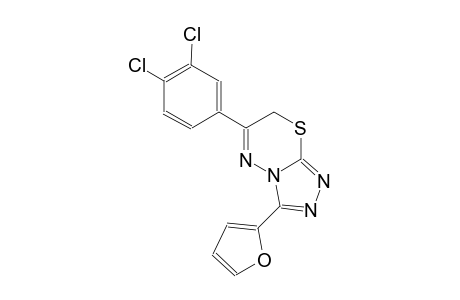 6-(3,4-dichlorophenyl)-3-(2-furyl)-7H-[1,2,4]triazolo[3,4-b][1,3,4]thiadiazine