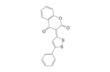 (3Z)-3-(5-phenyl-1,2-dithiol-3-ylidene)chromene-2,4-dione