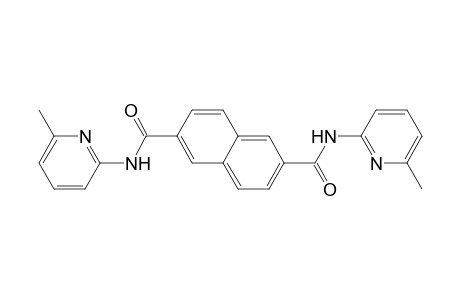 2-N,6-N-bis(6-methylpyridin-2-yl)naphthalene-2,6-dicarboxamide