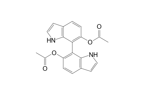 [7,7'-Bi-1H-indole]-6,6'-diol, diacetate (ester)
