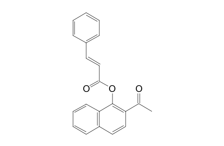 (E)-2-ACETYL-NAPHTHALEN-1-YL-3-PHENYLACRYLATE
