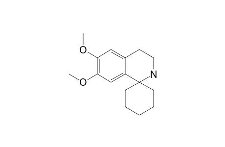 6,7-DIMETHOXY-1,2,3,4-TETRAHYDRO-ISOQUINOLINE-1-SPIROCYCLOHEXANE