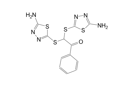 2,2-bis[(5-amino-1,3,4-thiadiazol-2-yl)sulfanyl]-1-phenylethanone