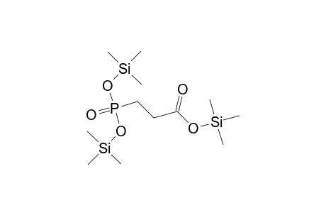 Propanoic acid, 3-[bis[(trimethylsilyl)oxy]phosphinyl]-, trimethylsilyl ester