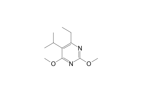 4-ethyl-2,6-dimethoxy-5-propan-2-yl-pyrimidine