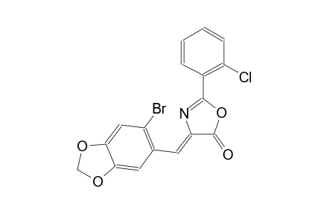 (4Z)-4-[(6-bromo-1,3-benzodioxol-5-yl)methylene]-2-(2-chlorophenyl)-1,3-oxazol-5(4H)-one