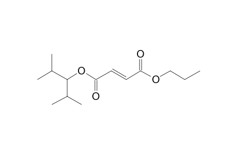 Fumaric acid, 2,4-dimethylpent-3-yl propyl ester