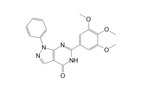 1-phenyl-6-(3,4,5-trimethoxyphenyl)-1,5-dihydro-4H-pyrazolo[3,4-d]pyrimidin-4-one